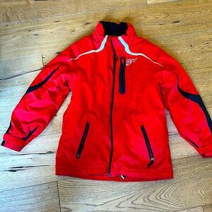 Obermeyer red ski jacket size 12